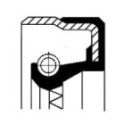 Shaft Seal, wheel hub CORTECO 01033874B