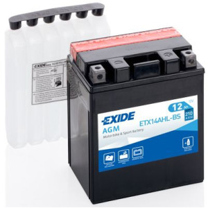 Стартерная аккумуляторная батарея EXIDE ETX14AHL-BS