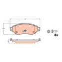 Brake Pad Set, disc brake TRW GDB2096