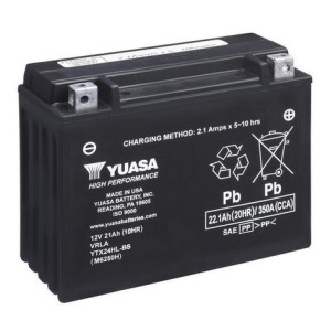 Стартерная аккумуляторная батарея YUASA YTX24HL-BS