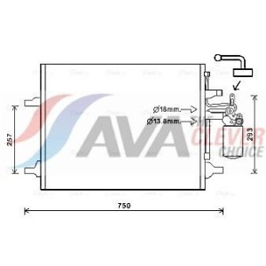 Конденсатор, кондиционер AVA QUALITY COOLING VO5166D