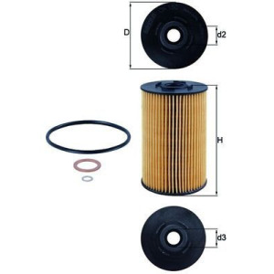 Масляный фильтр KNECHT OX 150D