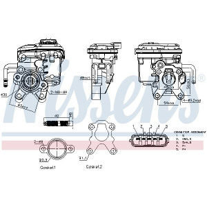 EGR Valve NISSENS 98555