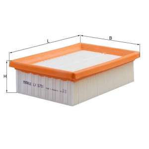 Ilmansuodatin KNECHT LX 5791