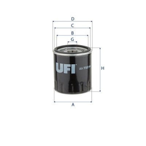 Масляный фильтр UFI 23.752.00