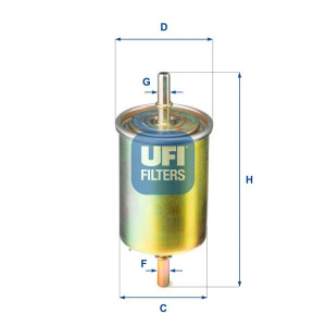 Kütusefilter UFI 31.850.00
