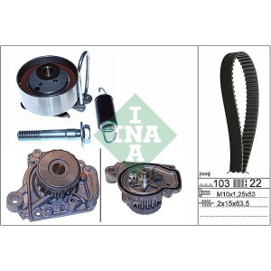 Vesipumppu + jakohihnasarja Schaeffler INA 530 0505 31