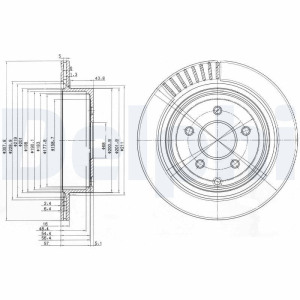 Brake Disc DELPHI BG4041