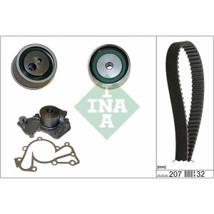 Vesipumppu + jakohihnasarja Schaeffler INA 530 0430 30