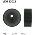 Натяжитель ремня, клиновой зубча SKF VKM 33013