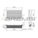 Воздушный фильтр BREMSI FA0651