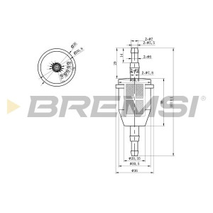 Fuel Filter BREMSI FE0034