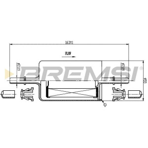 Топливный фильтр BREMSI FE0846