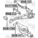 Mounting, control/trailing arm FEBEST MAB-022