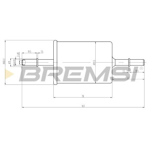 Polttoainesuodatin BREMSI FE0062