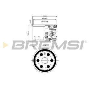 Õlifilter BREMSI FL0140
