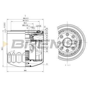 Oil Filter BREMSI FL1818