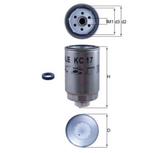 Fuel Filter KNECHT KC 17D