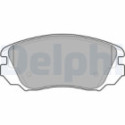 Комплект тормозных колодок, дисковый тормоз DELPHI LP2080