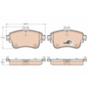 Brake Pad Set, disc brake TRW GDB1933