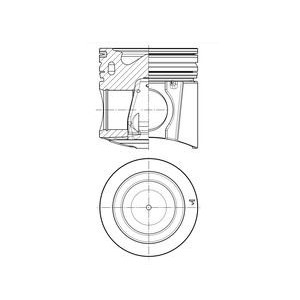 Поршень KOLBENSCHMIDT 41078600