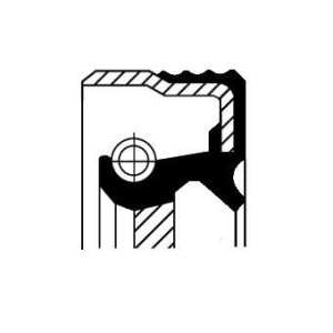 Shaft Seal, crankshaft CORTECO 01016759B