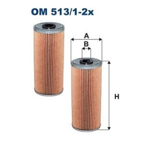 Öljynsuodatin FILTRON OM 513/1-2x