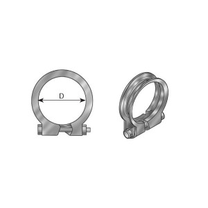 Clamping Piece, exhaust system DINEX 99055