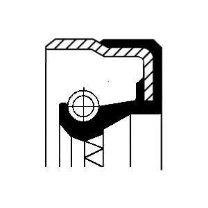 Shaft Seal, manual transmission CORTECO 01016962B