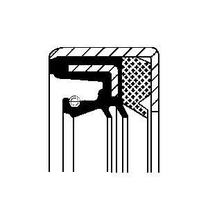 Уплотняющее кольцо, раздаточная коробка CORTECO 01026188B