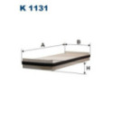 Filter,salongiõhk FILTRON K 1131