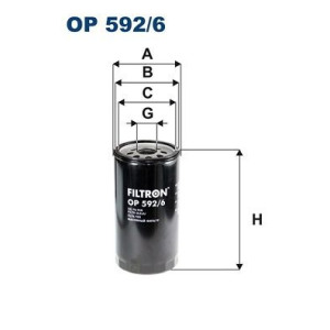 Oil Filter FILTRON OP 592/6