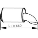Takaäänenvaimentaja DINEX 81722