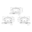 Комплект тормозных колодок, дисковый тормоз BREMBO P 09 027E
