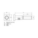 Шпилька колеса DT Spare Parts 1.17131