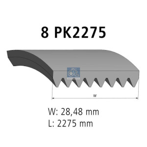 V-Ribbed Belt DT Spare Parts 1.21858