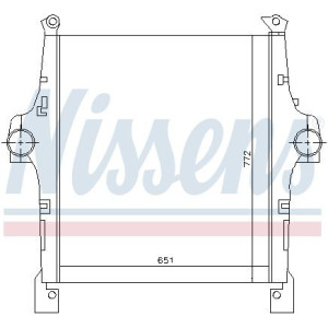 Kompressoriõhu radiaator NISSENS 97047
