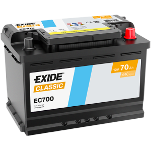 Стартерная аккумуляторная батарея EXIDE EC700