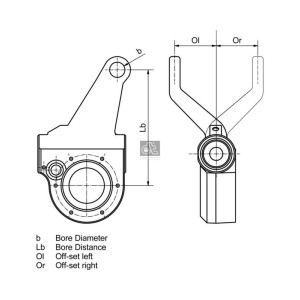 Vivuston säätö, jarru DT Spare Parts 6.60120