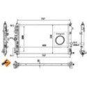 Radiator, engine cooling NRF 53777