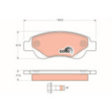 Brake Pad Set, disc brake TRW GDB1633