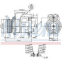 Kompressor,kliimaseade NISSENS 89413