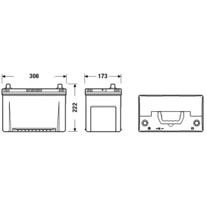 Starter Battery EXIDE EA955