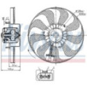 Ventilaator,mootorijahutus NISSENS 85684