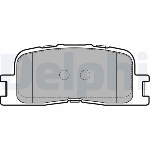 Brake Pad Set, disc brake DELPHI LP2703