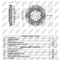 Сцепление, вентилятор радиатора NRF 49076