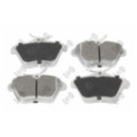 Brake Pad Set, disc brake ABAKUS 231-02-127
