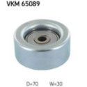 Deflection/Guide Pulley, V-ribbed belt SKF VKM 65089