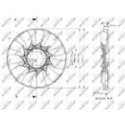 Fan Wheel, engine cooling NRF 49831