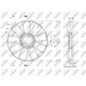 Fan Wheel, engine cooling NRF 49813